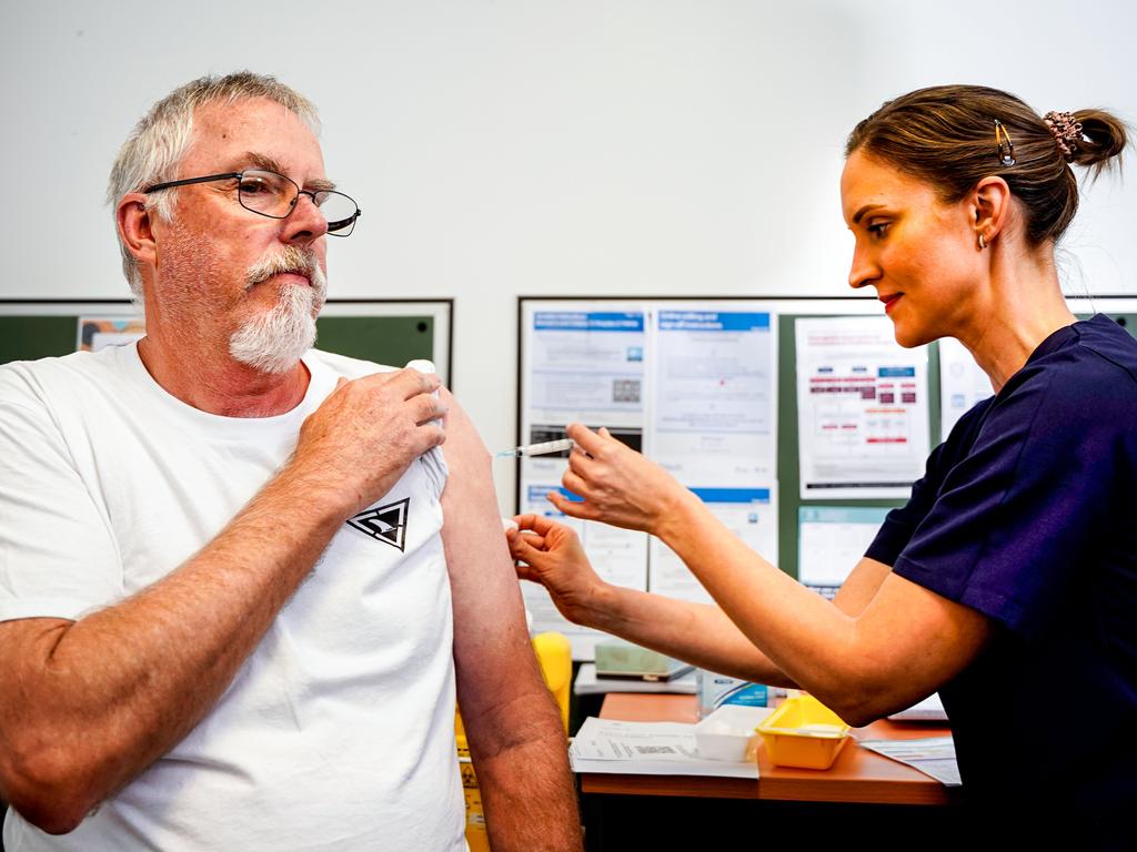 The campaign has been launched to encourage more eligible people to be vaccinated. Picture: Mike Burton