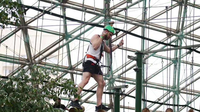 Rhys Hancock from the Gold Coast at the Cairns Zoom an Wildlife Dome. Picture: Brendan Radke