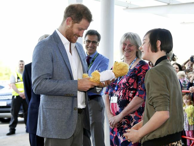 Harry, who is now the proud father of baby Archie, looks well-rested. Picture:  AP