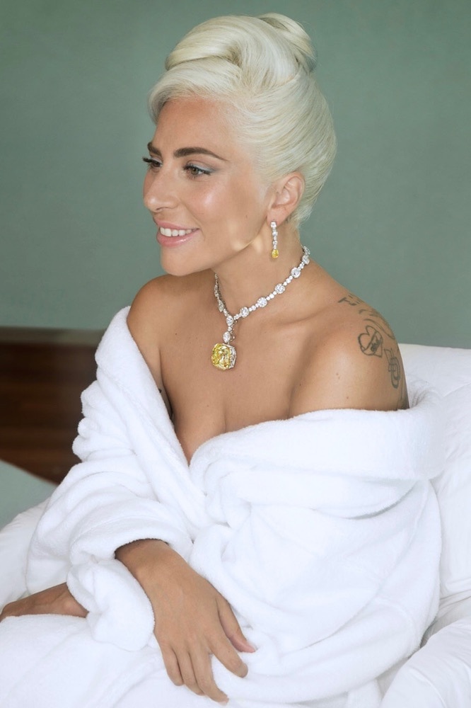 Lady gaga tiffany diamond on sale necklace