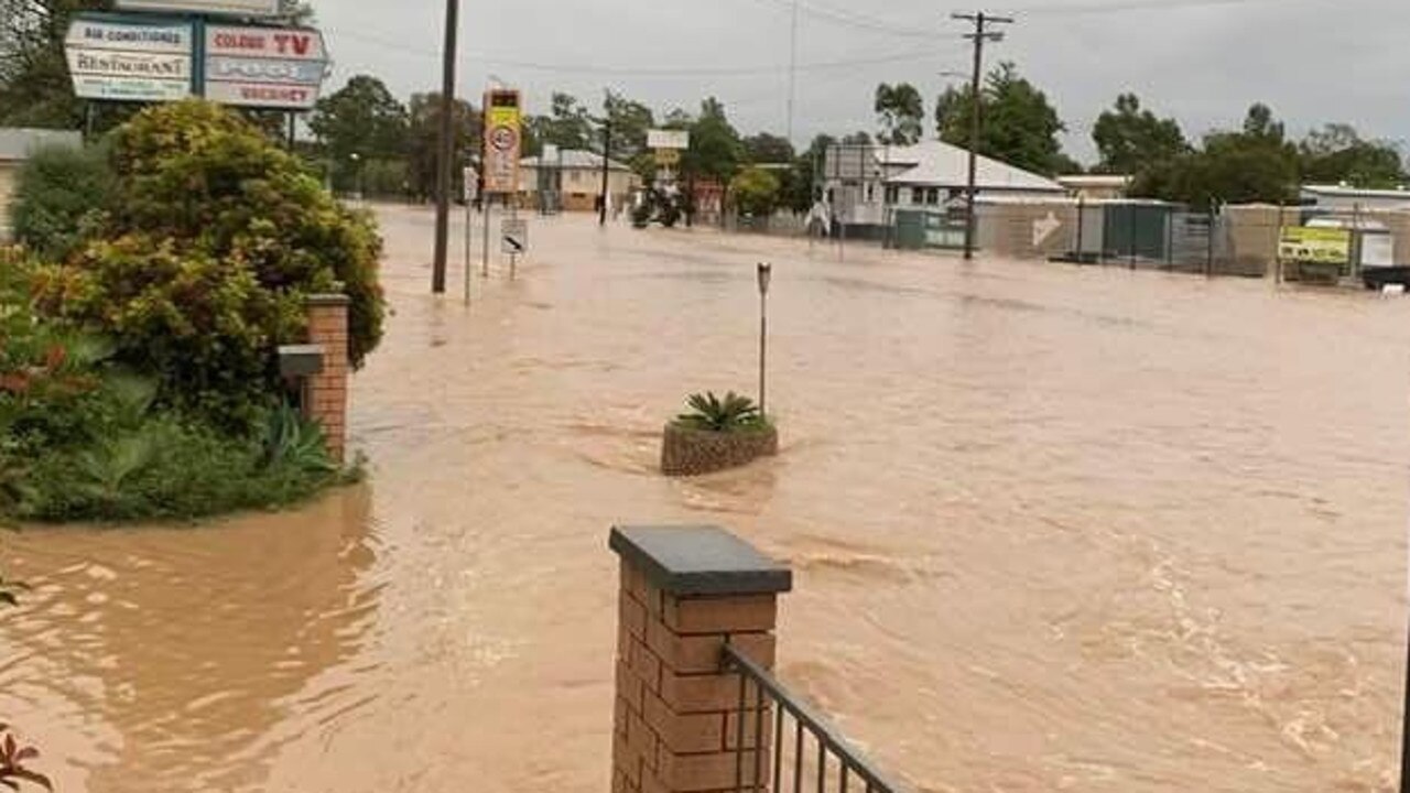 The township of Inglewood on Wednesday morning. Picture: David Crisafulli