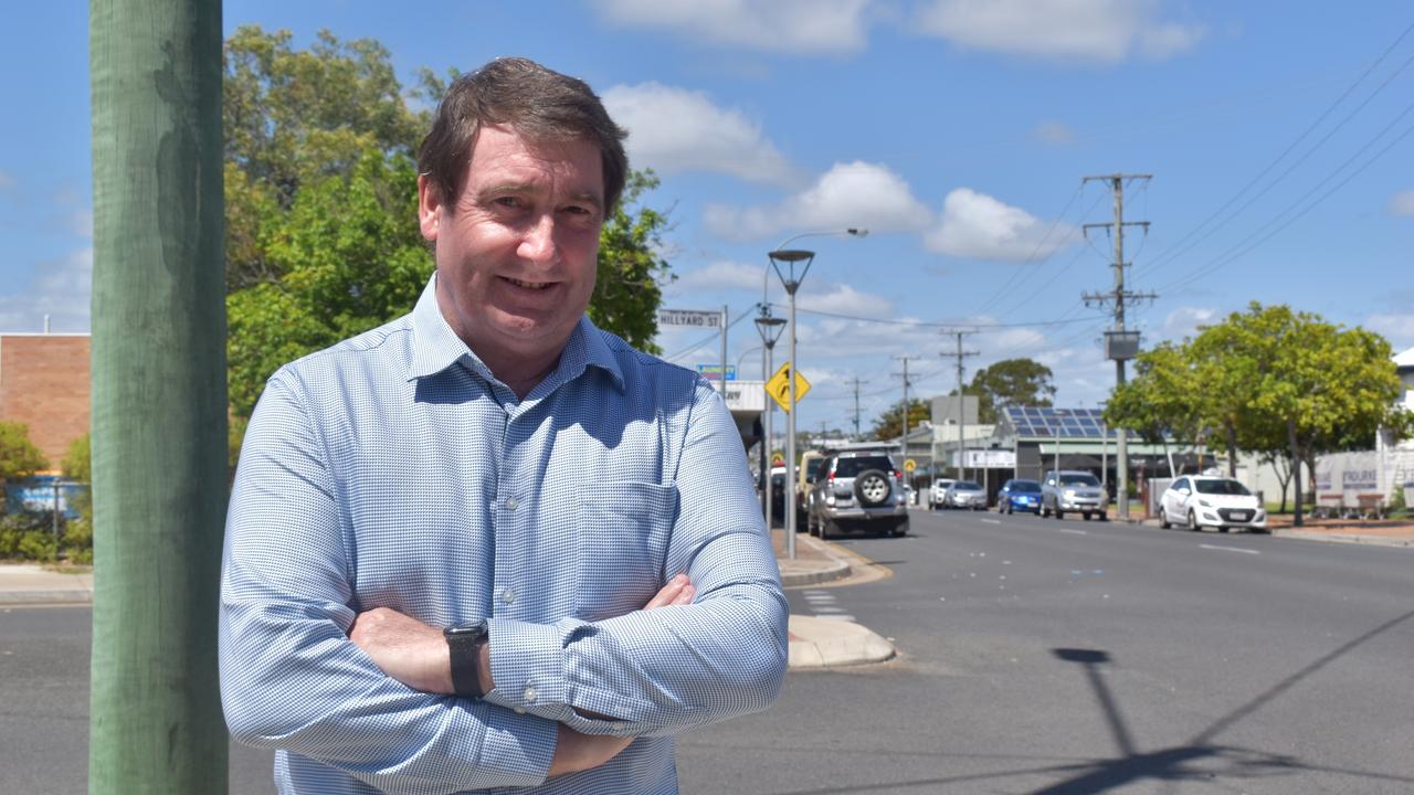 President of the Fraser Coast Property Industry Association Glen Winney says Maryborough has industry jobs and a CBD and Hervey Bay’s booming population still needs both.