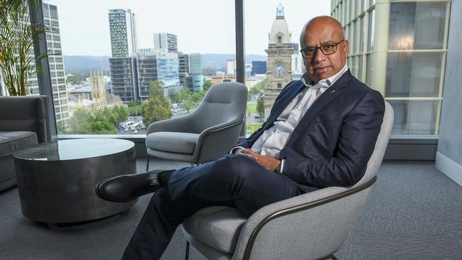 GFG Alliance executive chairman Sanjeev Gupta in his Adelaide office. Picture: Mark Brake