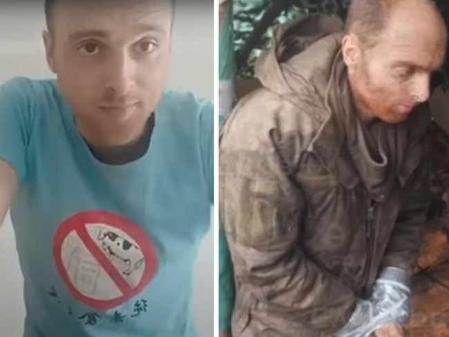 Bizarre video of an Australian man - now captive in the hands of Russian soldiers in Ukraine - has emerged of him ranting about veganism and wanting to “force” Chinese people to be vegan.