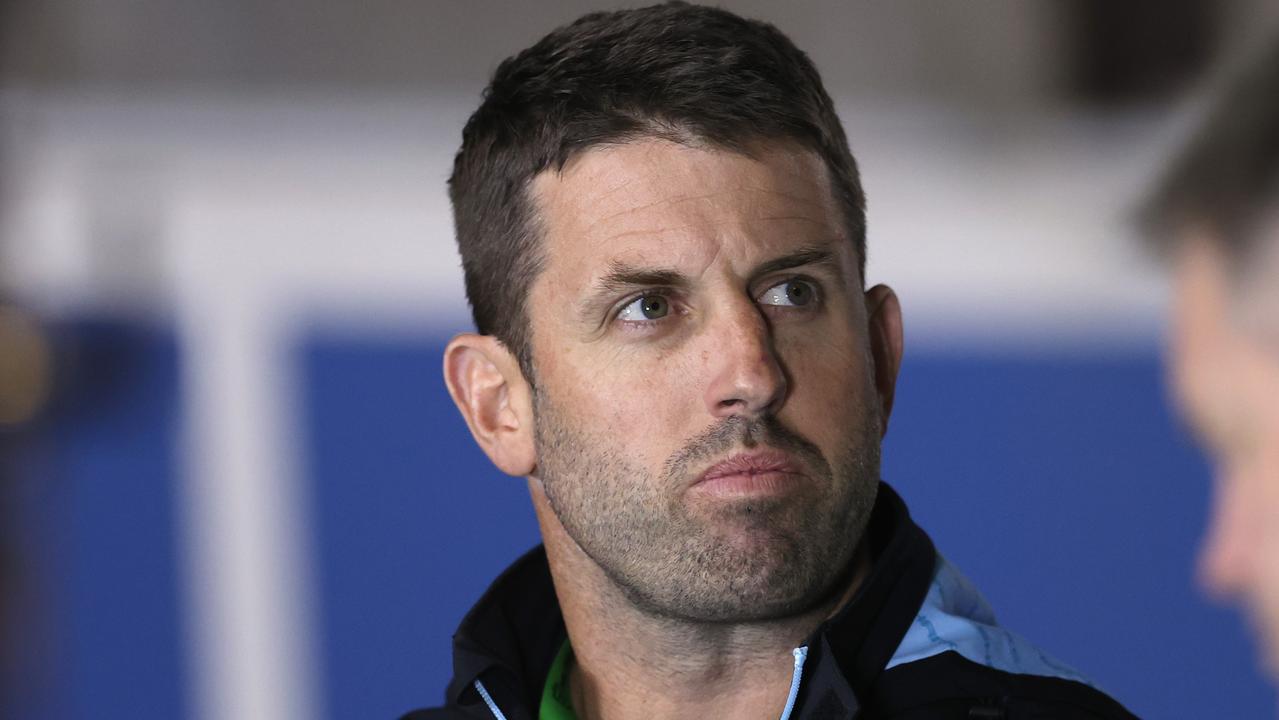 Sharks coach Josh Hannay isn’t a fan of sledging. Picture: Ashley Feder/Getty Images