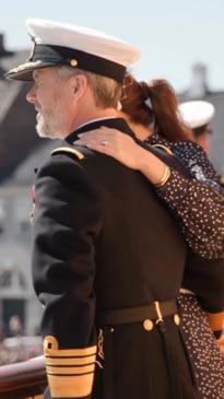 Queen Mary and King Frederik set sail on royal yacht