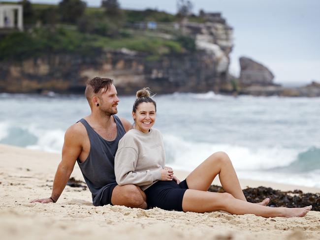 The couple said they will rethink swimming at their local beach. Picture: Sam Ruttyn