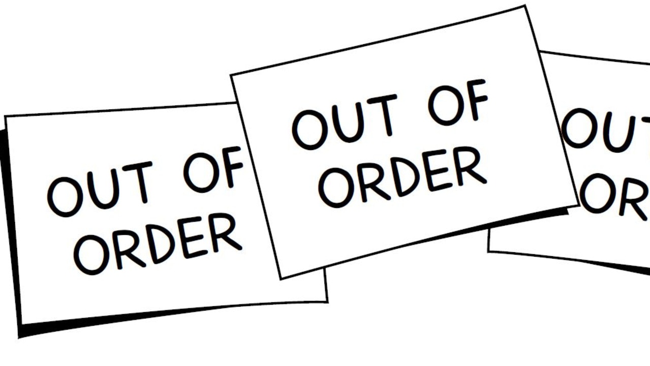 Putting an ‘out of order’ sign on the toilet will get a few laughs. Picture: Matt Stanton