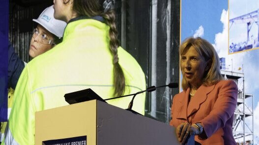 Lynas boss Amanda Lacaze at Diggers and Dealers Mining Forum. Picture: Supplied