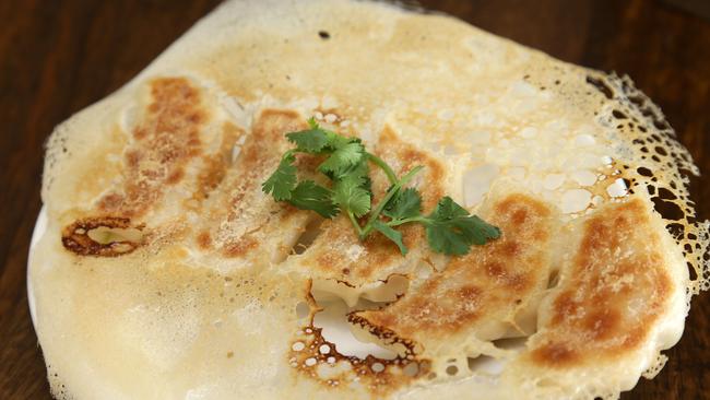 The Gyoza dumpling dish at Kemuri in Carrara. Photo: Tertius Pickard.