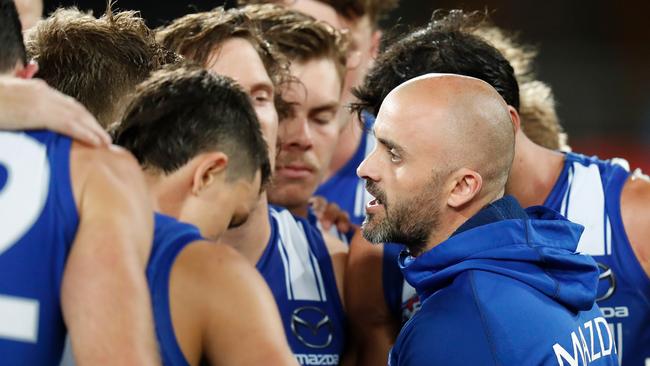 Rhyce Shaw has stepped aside as Kangaroos coach. Picture: Michael Willson/AFL Photos