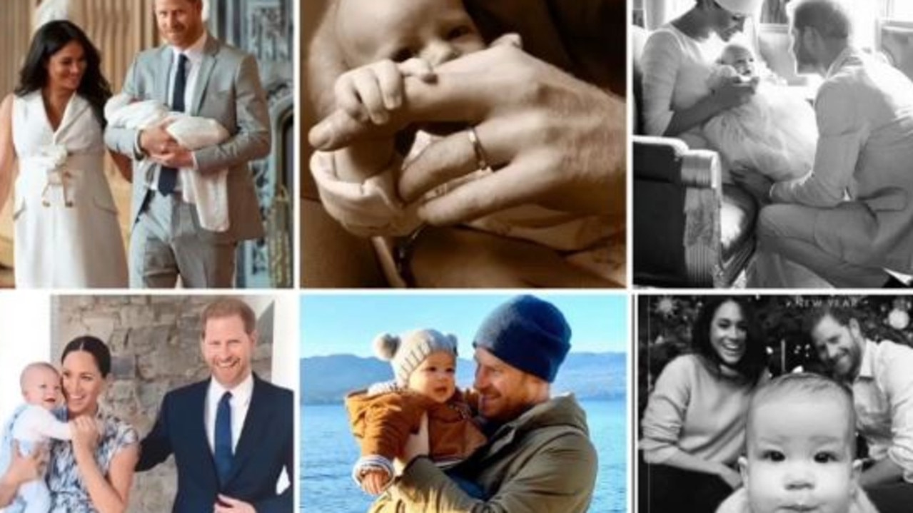 Prince Harry and Meghan Markle released this tribute to son, Archie, on his second birthday. Picture: Instagram