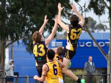 Cooper Sharman shows off his vertical jump. Picture: David Woodhouse