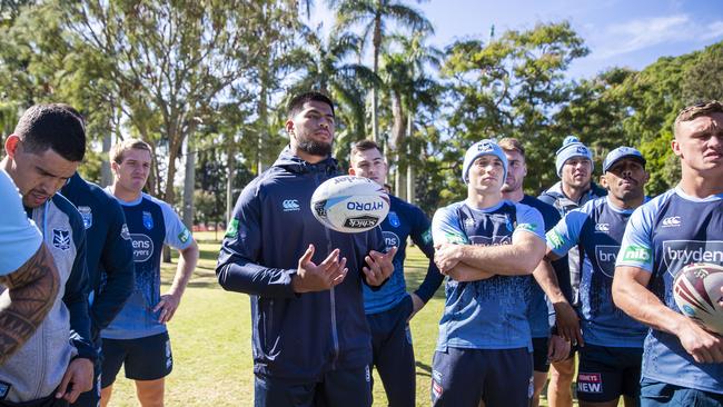 Payne Haas in Origin camp. Picture: AAP Image