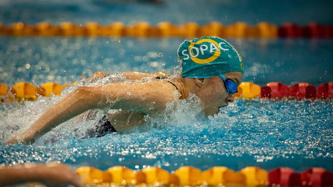 SOPAC’s Heidi Shumack picked up four individual gold medals at the 2022 event. Photo by Julian Andrews.