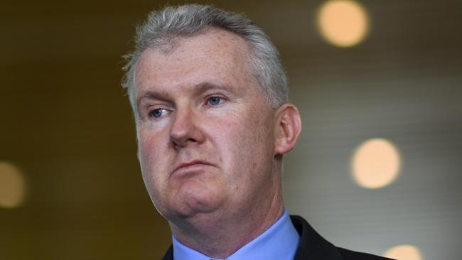 Tony Burke has dismissed ASIO’s advice on the medical evacuation of sick adult asylum seekers from Nauru. Picture: Lukas Coch/AAP