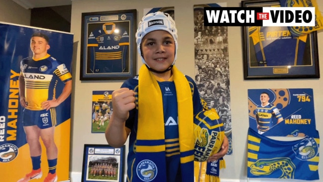 Parramatta fan Sioeli Ohi is a diehard Eels fan and will be riding every tackle as they take on the Cowboys on Friday night