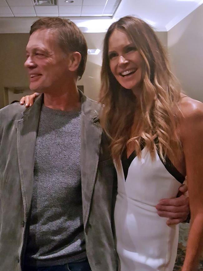 Elle and love interest Andrew Wakefield at the Doctors Who Rock event in 2017.