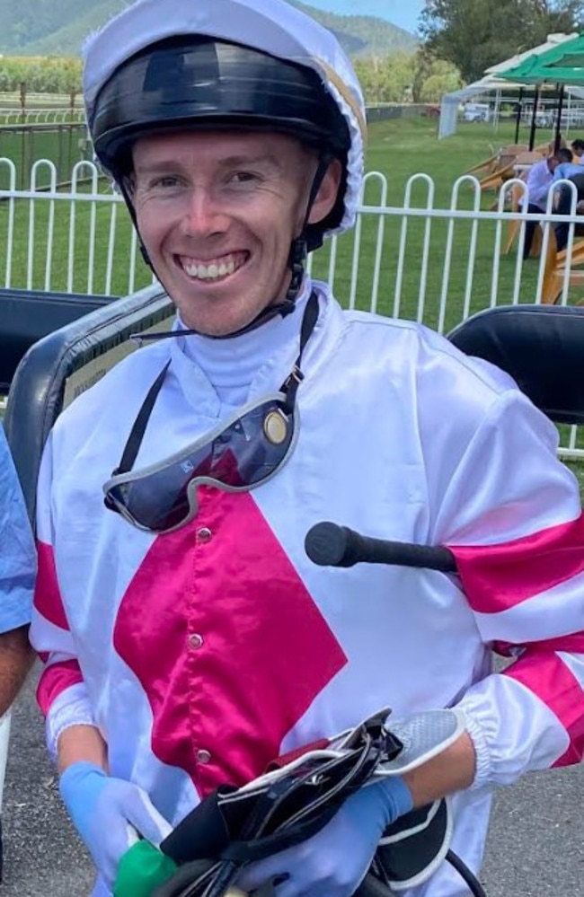 Jockey Adam Sewell rides Electric Brae at Townsville. Photo: Tony McMahon