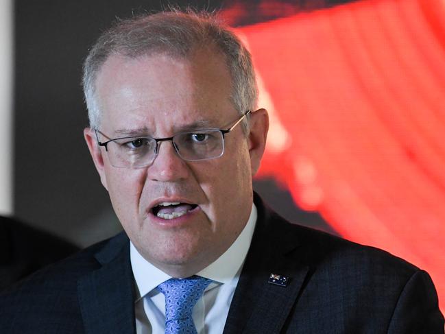 Scott Morrison wants to get Australians back to work. Picture: NCA NewsWire/Simon Bullard.