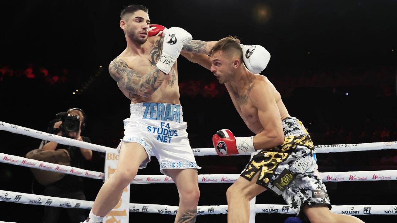 Michael Zerafa (L) is shooting for a world title. Picture: Getty Images