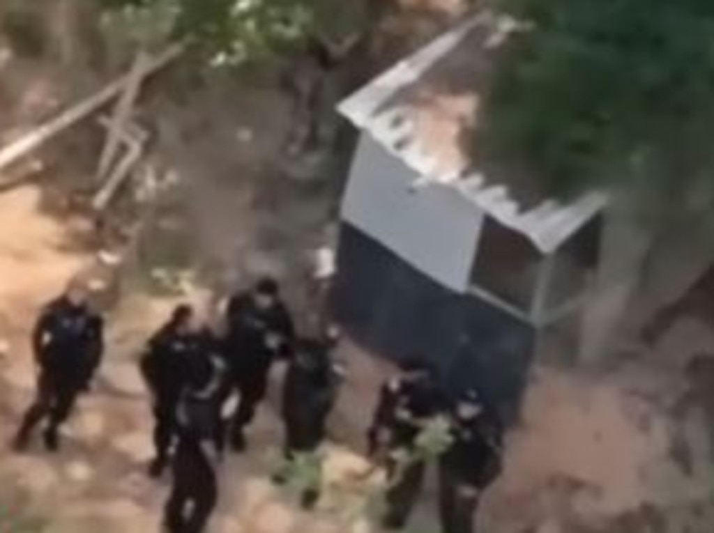 The 47-year-old Brazilian-born model and her family were forced at gunpoint into their own car and driven to the wooden shack in Brasilandia where they were held captive for 12 hours. Picture: YouTube / Brasil Urgente