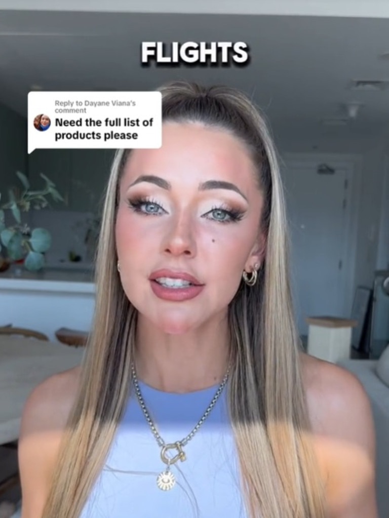 Viewers demanded she reveal her makeup routine and products. Picture: TikTok/danidboyy1