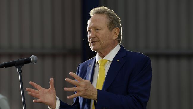 Dr Andrew Forrest has announced 700 jobs will be cut at Fortescue. Picture NewsWire / Sharon Smith