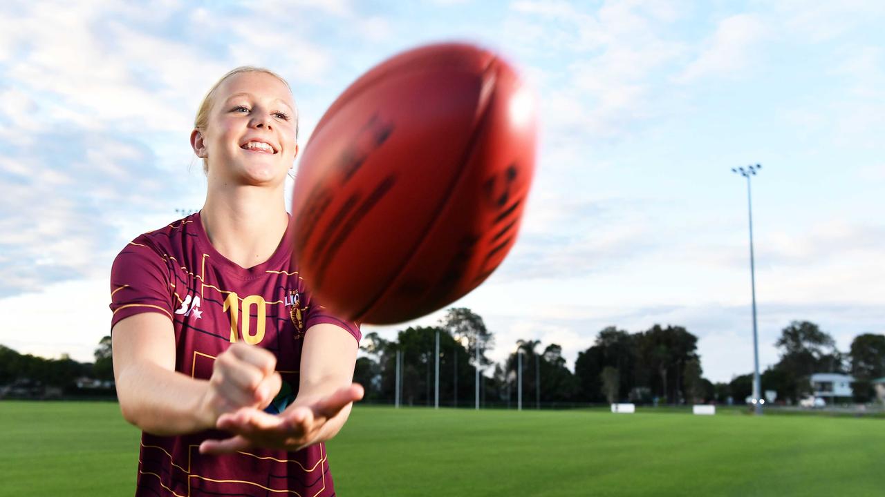 Rising Sunshine Coast Aussie rules talent Molly Ferguson. Picture: Patrick Woods.