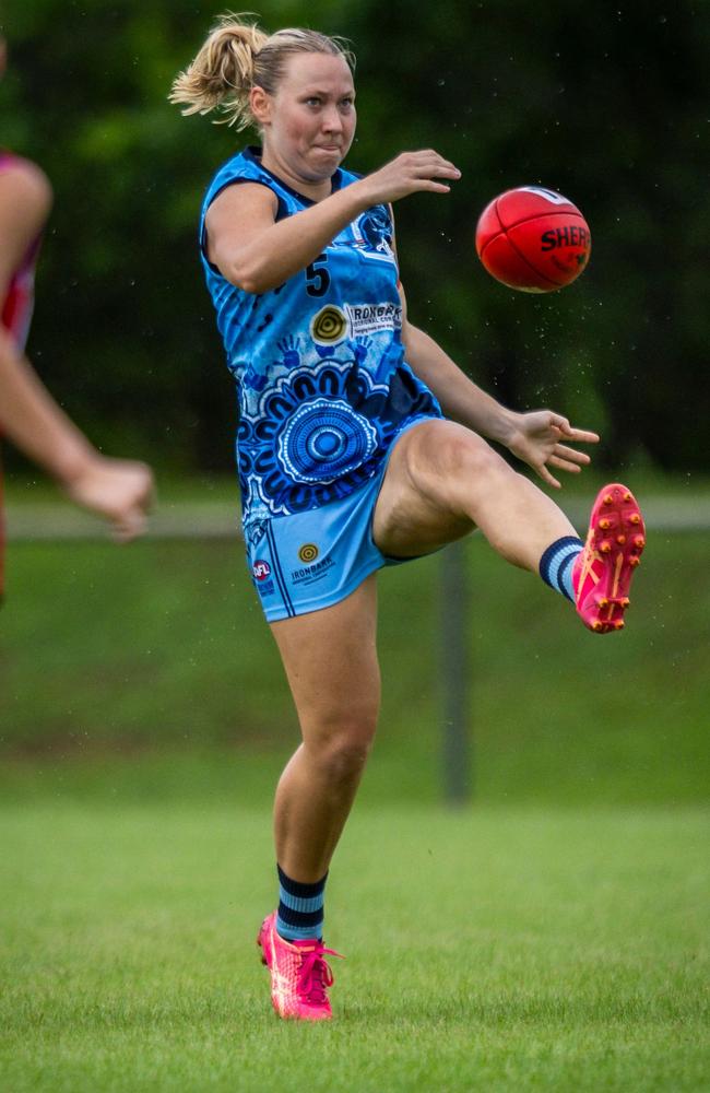 Roxy Beuzeville was lights out from the Darwin Buffaloes in Round 12 of the NTFL season 2024-25. Picture: Patch Clapp / AFLNT Media