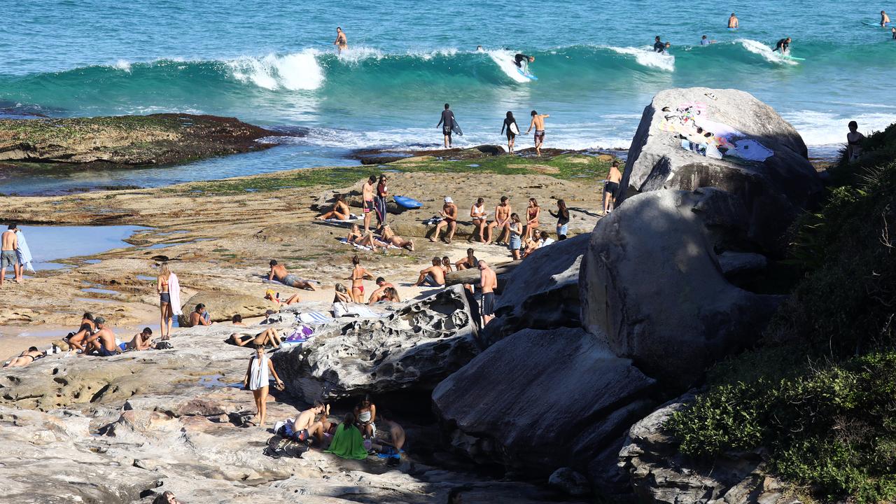 Land-based activities on all Waverley Council beaches are forbidden. Picture: Matrix