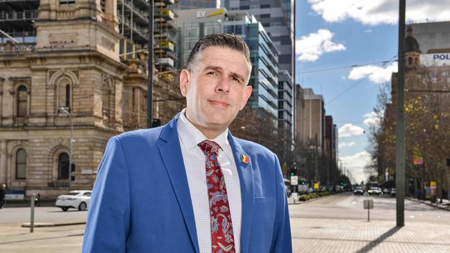 Adam Reilly believes his values “were not welcome” in his role as deputy chief executive of the SA Department for Child Protection. Picture: Brenton Edwards