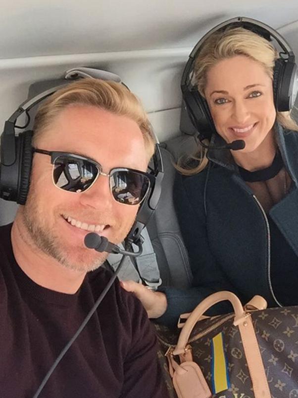 Happy ... Keating with Aussie wife, Storm. Picture: Instagram