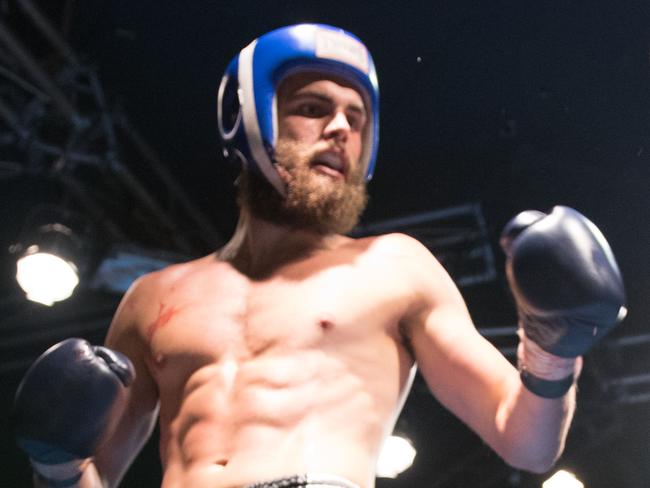 Kick boxer Charles Joyner is training for his first pro fight. Pic: Supplied