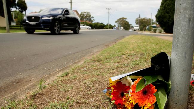 The scene of the hit and run that killed 66-year old grandmother Javaher Rahimi at Guildford on December 18. Picture: Justin Sanson