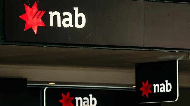 NAB, one of Australia’s ‘big four’ banks, released its half-year results on Thursday. Picture: NCA NewsWire / Glenn Campbell