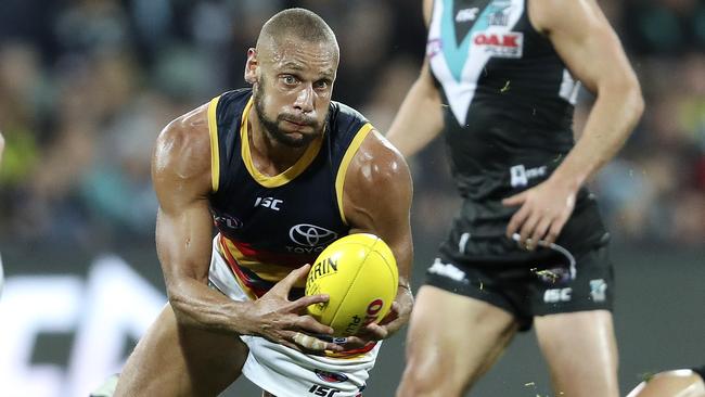 Cam Ellis-Yolmen was one of Adelaide’s leading contested-ball winners in 2019. Picture SARAH REED