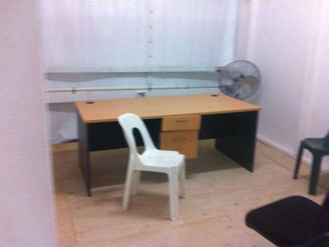 Inside Nauru ... a consulting room in the medical centre. Picture: Supplied