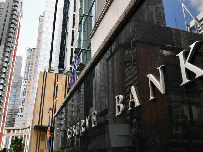 SYDNEY, AUSTRALIA - NewsWire Photos APRIL, 06, 2021: A pedestrian passes the Reserve Bank of Australia (RBA) in Sydney. Picture: NCA NewsWire/Joel Carrett