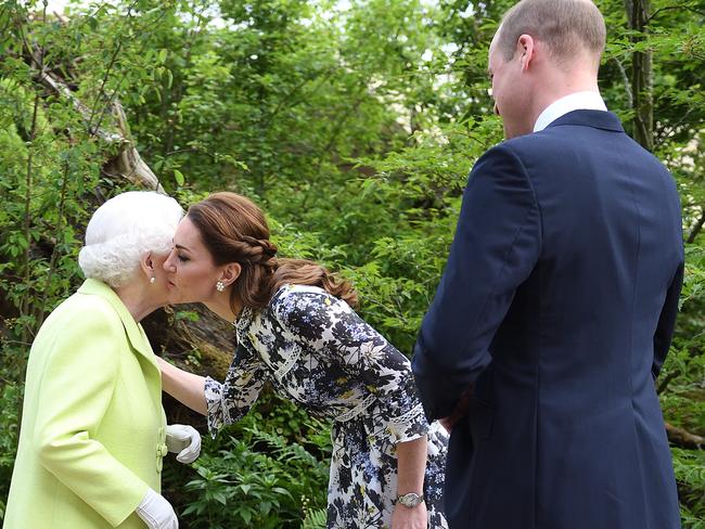 The Queen igot to know Kate long before she was engaged to William. Picture: Mega Agency