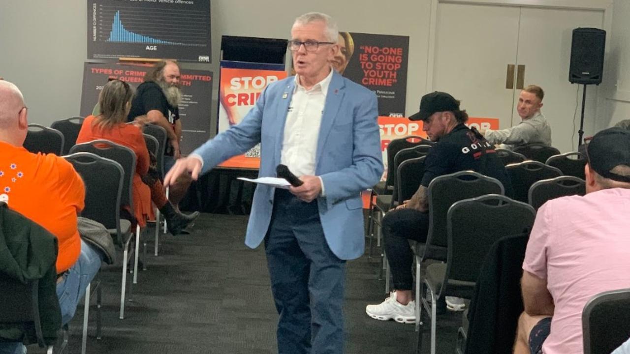 Queensland One Nation senator Malcolm Roberts in Rockhampton.