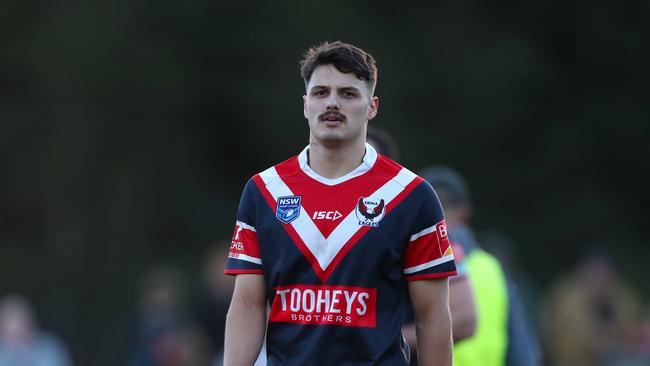 Riley Stevenson crossed for the first try of the afternoon. Picture: Sue Graham