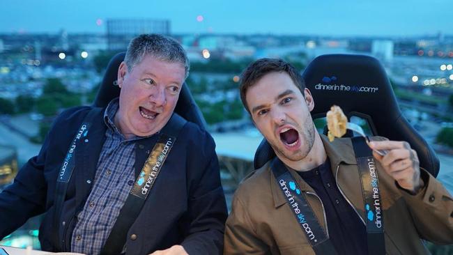 Liam Payne and dad Geoff Payne. Picture: Liam Payne/Facebook