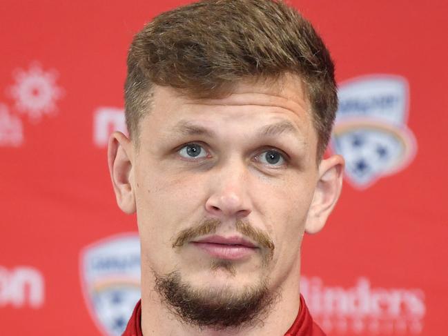 01/06/20 - Adelaide United captain Michael Jakobsen is looking forward to getting back to training.Picture: Tom Huntley