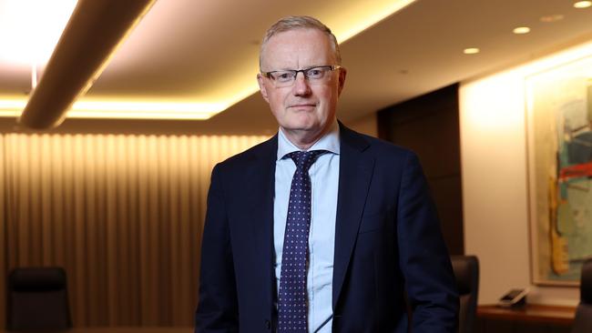 Reserve Bank of Australia governor Philip Lowe. Picture: Richard Dobson