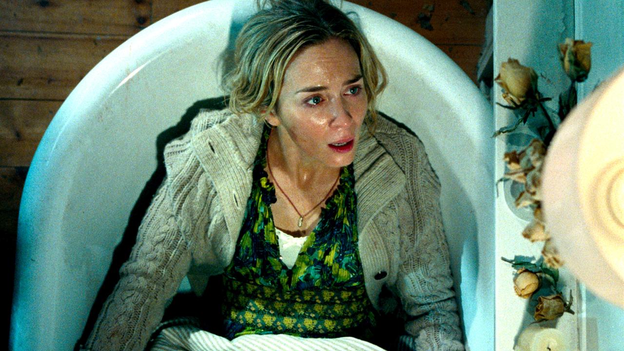 Emily Blunt in a scene from the nerve-shredding film.