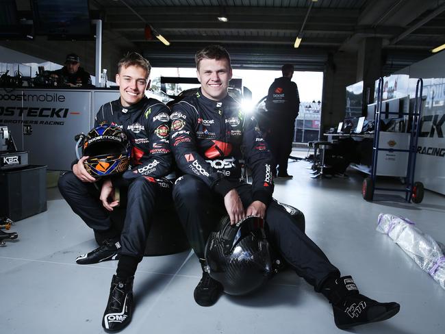 Kostecki Brothers Racing, Brodie Kostecki (right) and Jake Kostecki (left), Holden Commodore ZB. Picture Rohan Kelly