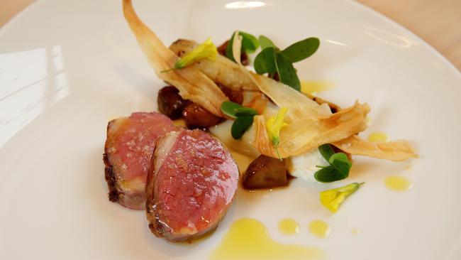 Lamb with parsnip at the Press Club. Picture: Andrew Tauber