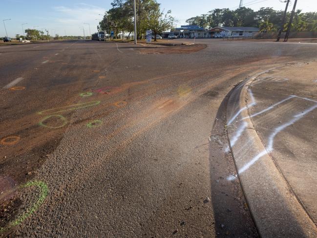 Jepson said he “never noticed” Mr Desalis on the highway as he pulled out of the Noonamah Tavern precinct. Picture: Floss Adams