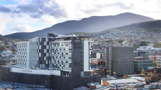 Crowne Plaza Hobart offers views of the city, the waterfront and kunanyi/Mt Wellngton. Picture: NIKKI DAVIS-JONES